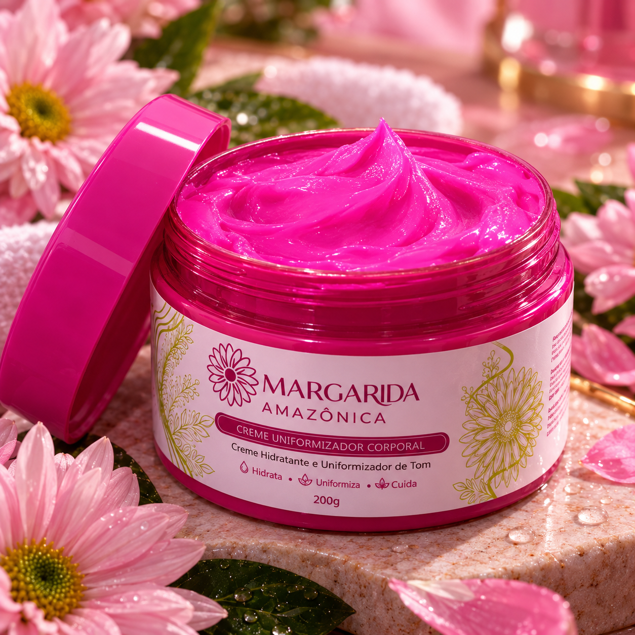 Creme Rosa Margarida Amazônica - 200g - Imagem 2